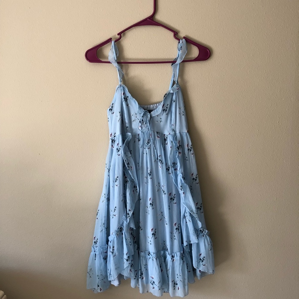 NWOT Abercrombie Blue Doll Dress